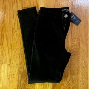 American Eagle Hi-Rise Jegging in Size 10 Black